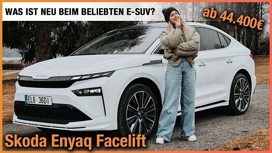 Video: Skoda Enyaq Facelift im Test (2025) Das ist NEU beim beliebten E-SUV ab 44.400€! Fahrbericht | Coupé