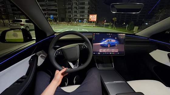 Video: New Tesla Model Y Performance 2026 Night Test Drive