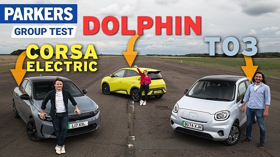 Video: We test the best cheap EVs | Dolphin Surf vs T03 vs Corsa Electric