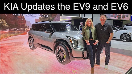Video: All-New KIA EV9 GT & Updated KIA EV6 first look //KIA's EV push