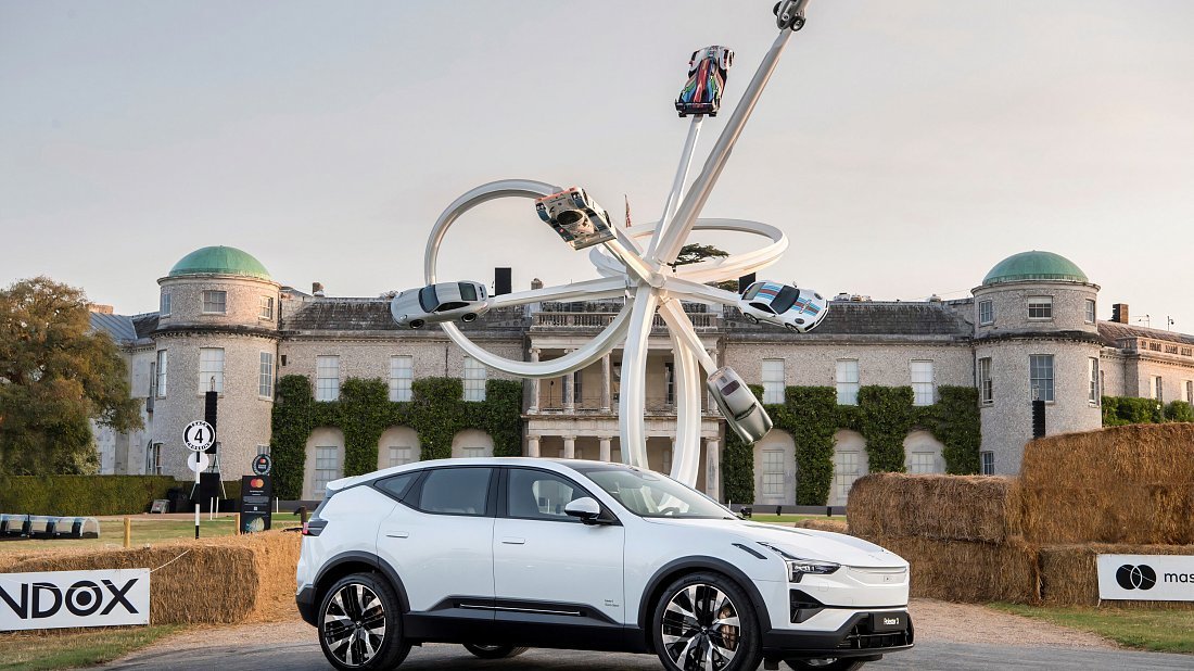 Polestar 3 Long Range Dual Motor (2024-…) вид сбоку, силуэт, двери, колеса, экстерьер