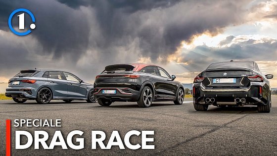 Video: Audi RS3 vs BMW M2 vs smart #3 BRABUS ? DRAG RACE