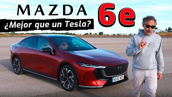 Video: Nuevo Mazda 6e E-Skyactiv EV Long Range ¿Es mejor que un Tesla Model 3?