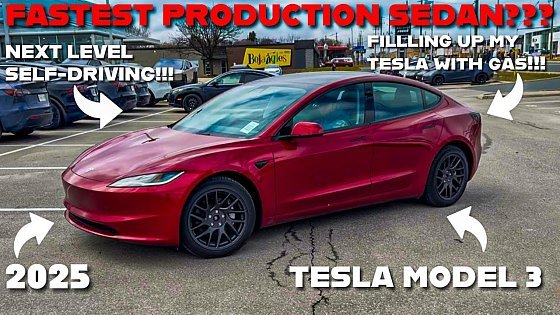 Video: 2025 Tesla Model 3: FIRST LOOK!
