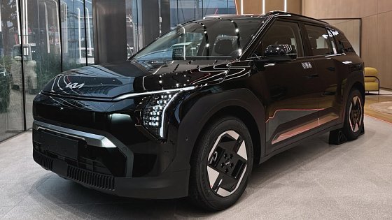 Video: [4K] 2025 KIA EV3 Long Range "Aurora Black Pearl / Medium Gray" + 17" Wheels Walkaround Review