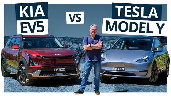 Video: 2024 Tesla Model Y vs Kia EV5 | Australia’s top-selling EV faces its toughest challenger yet