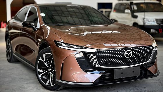 Video: All New Mazda EZ-6 EV ( 2025 ) - Luxury EV Sedan | Radiant Gold Color