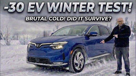 Video: Can My EV Survive -30c? | Vinfast VF8 Canadian Winter Road Trip! 