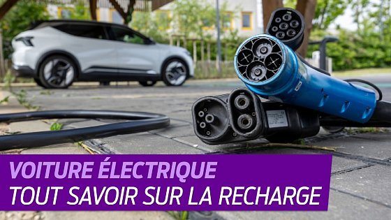 Video: Voiture électrique. TOUT SAVOIR sur la recharge à domicile et sur les bornes !