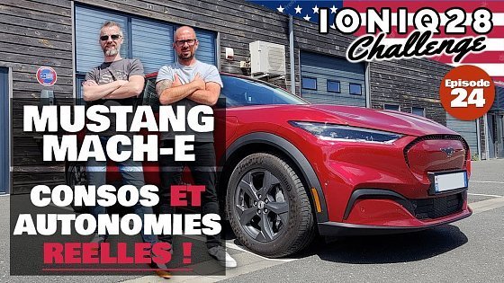 Video: Essai conso Ford Mustang Mach-e RWD ER : l'Amérique ! (Ioniq 28 challenge)