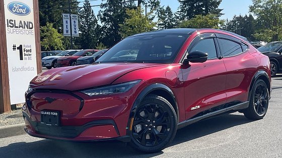 Video: 2023 Ford Mach E Premium 91 KWH Extended Range + Fixed Glass Roof, AWD Review | Island Ford