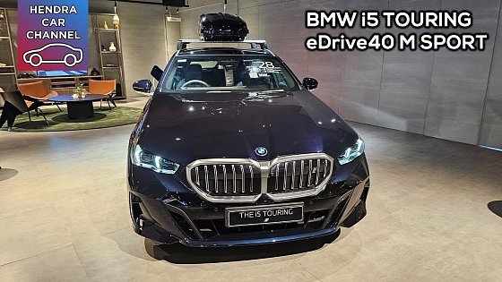 Video: BMW i5 TOURING eDrive40 M SPORT 2024 - BMW Station Wagon FULL ELECTRIC!
