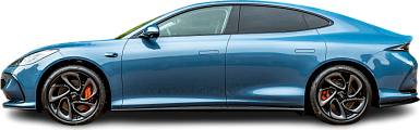 Side view photo of MG IM5 Standard Range (2025-...) on transparent background