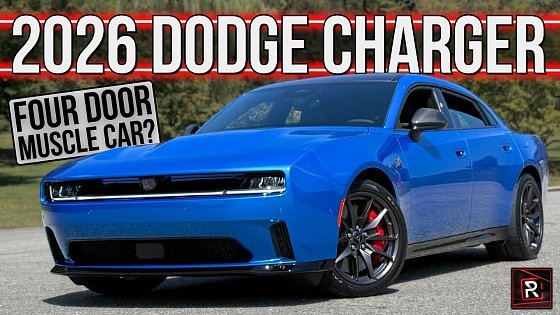 Video: The 2026 Dodge Charger Daytona Scat Pack Is A 4-Door Muscle Car For New Age Enthusiasts
