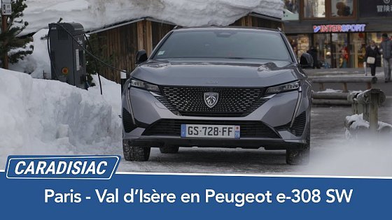 Video: En Peugeot e-308 SW à Val d'Isère : gros volumes, petite batterie