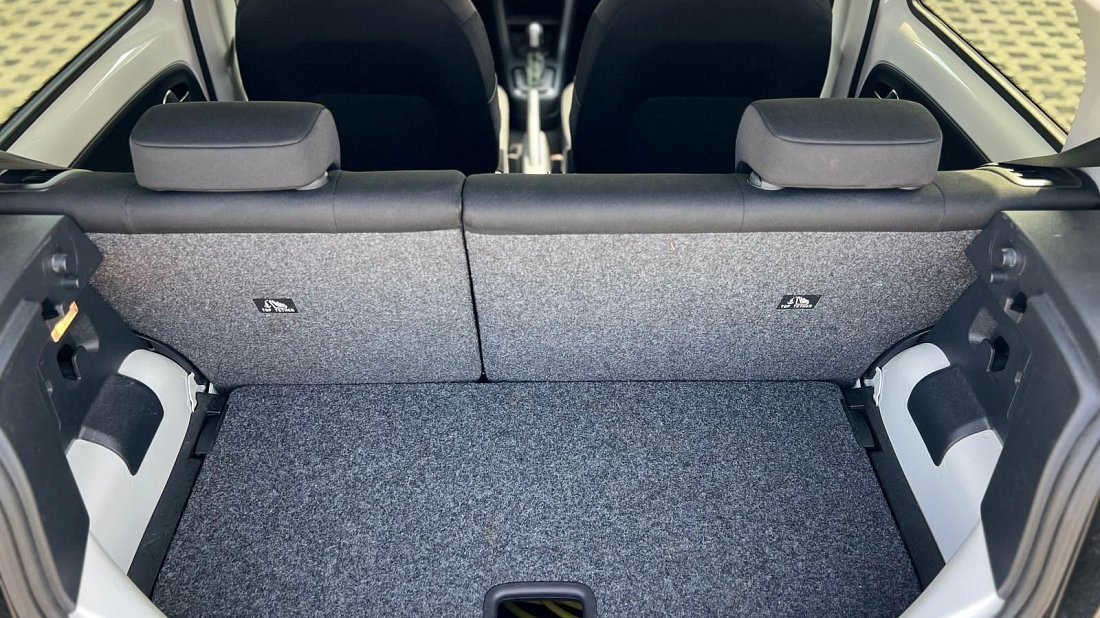 Škoda Citigo-e iV (2019-2021) багажник, сиденья подняты, грузовое пространство, объем багажника, вместимость багажника, место для хранения