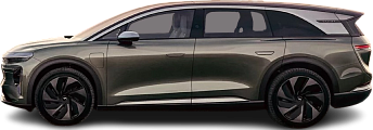 Side view photo of Lucid Gravity Grand Touring (2024-…) on transparent background