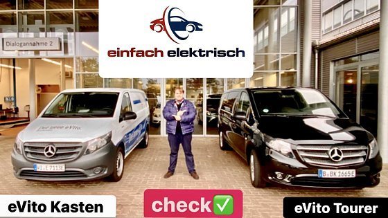 Video: Mercedes e Vito Tourer & Kasten - was können der Elektro Bus & Transporter?!