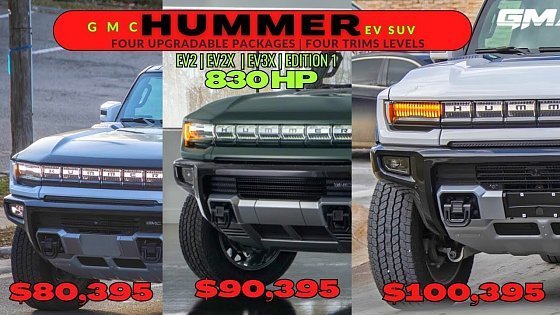 Video: Trim Differences of 2024 Hummer Ev Suv off road: official prices & upgrades