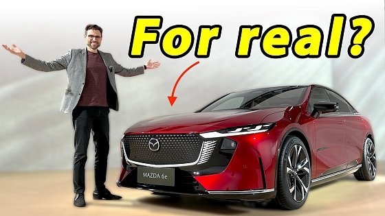Video: The all-new Mazda 6 is a Tesla Model 3 hunter! Mazda 6e REVIEW (EZ-6)