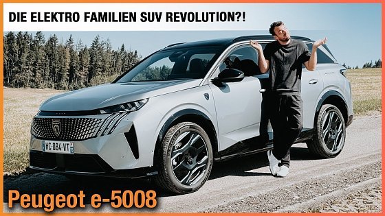 Video: Peugeot e-5008 im Test (2025) DIE Elektro-Familien SUV Revolution? Fahrbericht | Review | Preis