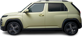 Side view photo of Hyundai Casper (Inster) Electric Long Range (2024-...) on transparent background