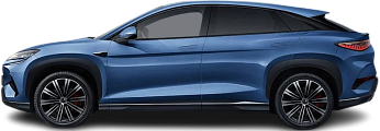Side view photo of BYD Sealion 7 Excellence AWD (2024-...) on transparent background