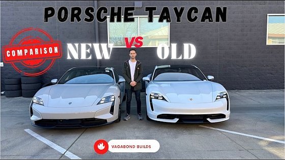 Video: NEW 2025 Porsche TAYCAN TURBO vs OLD body style.