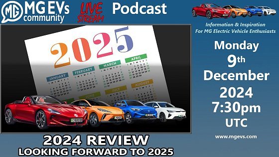 Video: 2024 MG EVs REVIEW + LOOKING FORWARD TO 2025