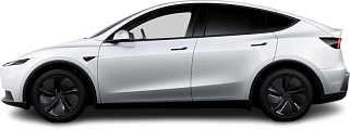 Photo Tesla Model Y Standard RWD (2025-...) side view, tranparent background