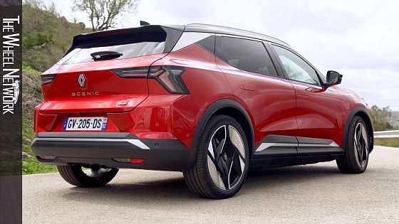 Video: 2024 Renault Scenic E-Tech Electric Iconic | Flame Red | Driving, Interior, Exterior