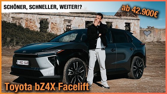 Video: Toyota bZ4X Facelift (2026) Schöner, schneller, weiter!? Wir fahren den NEUEN ab 42.900€! Test | POV