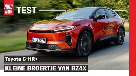 Video: Test: Toyota C-HR+ - Zwaarder dan C-HR, maar net zo dynamisch