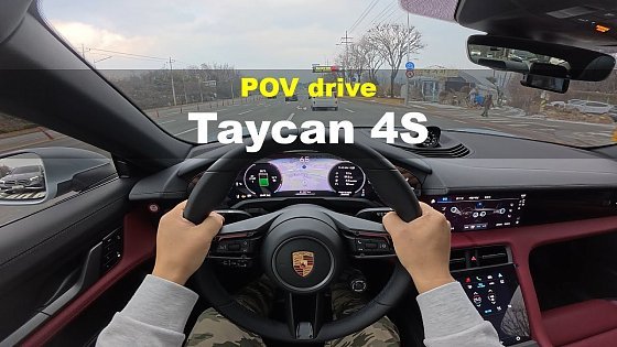 Video: 2024 Porsche Taycan 4s POV drive