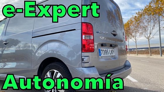 Video: Peugeot e-Expert autonomía furgoneta eléctrica ¿Cuántos km puede recorrer con una sola carga? MOTORK