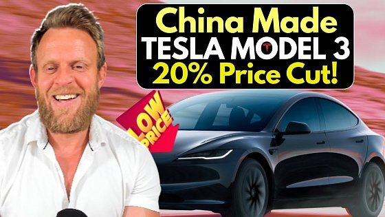 Video: TESLA Model 3 Standard Gets MASSIVE 20% Price Cut - Europe Prices Revealed