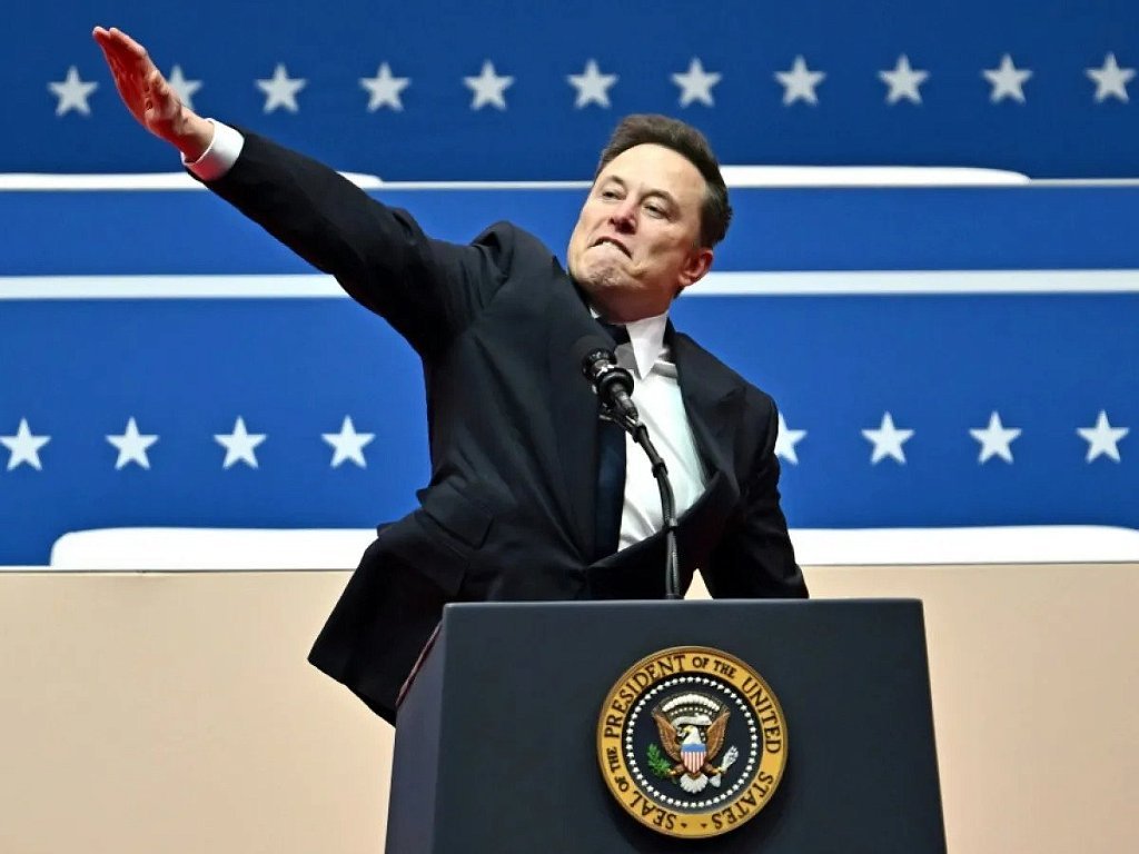 Nazi Salute From Elon Musk